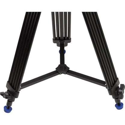 Benro KH25C / KH26C 61.6 / 72.6 Aluminum Video Tripod Kit with Fluid Head, 11lb Payload, Retractable Feet, Carrying Travel Bag for DSLR Cameras