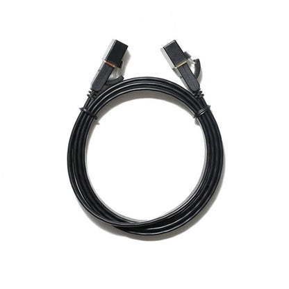 [CLEARANCE] UGREEN CAT7 10Gbps 600Mhz U/FTP Ethernet 3-Meters Gold Plated Flat RJ45 Lan Cable for PC, Windows, Mac (Black) | 11262