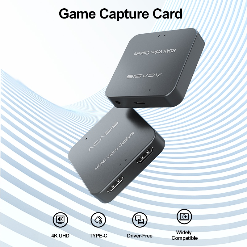 Acasis Driver ACASIS HD33 4K 60fps HDMI Video Capture Card Input/Loop Out with Type ...