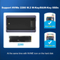 ACASIS TBU405 M.2 NVMe Solid State Drive Enclosure with 40Gbps USB 3.2 Type C to Thunderbolt 4 Interface, and Support for Up to 8TB SSD Capacity for Windows, macOS, iPadOS, Linux