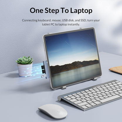 [CLEARANCE] ORICO AH-W13 3-in-1 USB 3.1 Type C Docking Station Hub with 2xUSB 2.0 Input, 5Gbps Fast Data Transfer Rate, Superior Heat Dissipation Aluminum Alloy