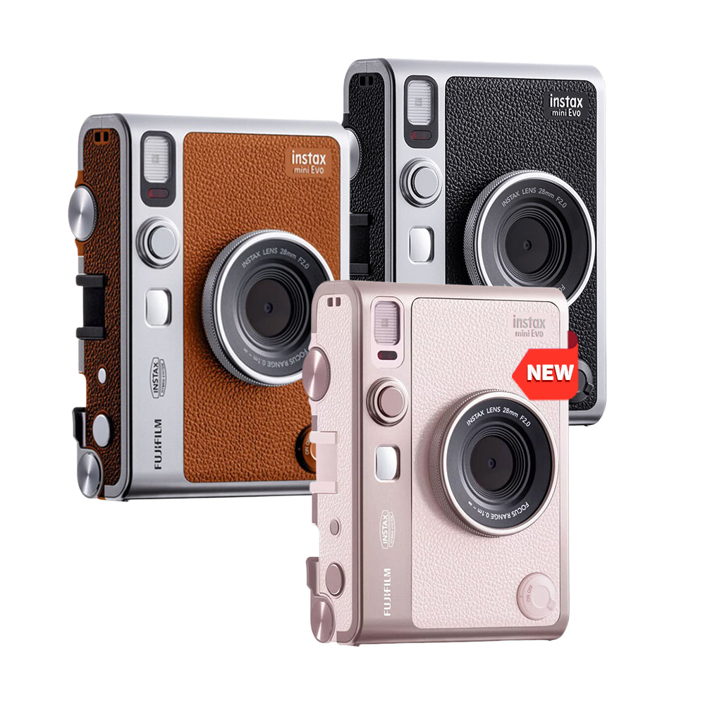 FUJIFILM Instax Mini Evo Hybrid Instant Film Camera - All Colors