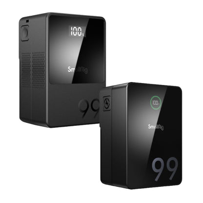 SmallRig VB99 Series Mini V Mount Battery (99Wh) with Safe & Fast Bi-Directional Charging & Multiple Interfaces for Cameras, Camcorders, Drones, Gimbals, Phones, Tablets, Laptops, Video Lights & Field Monitors | 3580 4929 4930 4292 4608