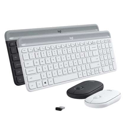 [CLEARANCE] Logitech MK470 Slim Wireless Keyboard and Mouse Combo with Slim and Minimalistic Design