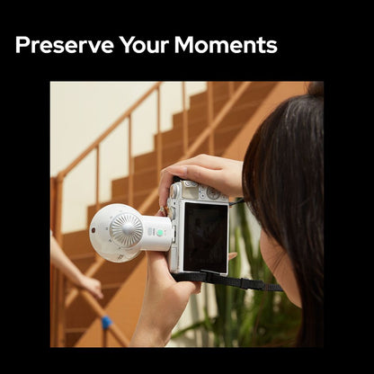 Godox Lux Elf Retro Vintage-Style Camera Flash with GN 19.7', Output Power Selection Dial, and Up to 400 Flashes on Full Charge for Photography