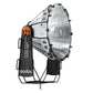 Godox BeamLight Max90 Cinematic Parallel Beam Reflector for G-Mount MG2400Bi / MG1200Bi LED Lights and KNOWLED LiteFlow Systems with 180° Flexible Yoke, 5° Beam Angle, Silver Interior, and Flight Case for Filmmaking and Studio Lighting