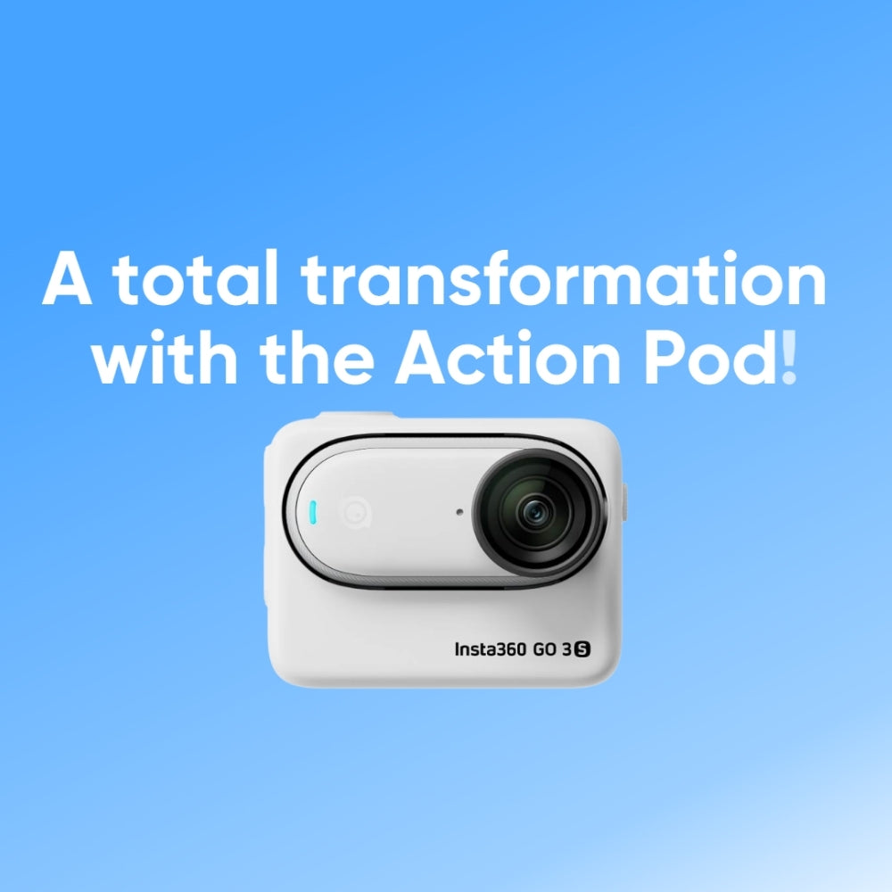 Insta360 GO 3S / GO 3 4K Tiny Waterproof Action Camera with 128GB / 64GB Built-In Memory Storage, Flip Screen Touch Display, Flow-State Image Stabilization, Voice Control 2.0, Magnetic Mounting System, Bluetooth and Wi-Fi Connectivity