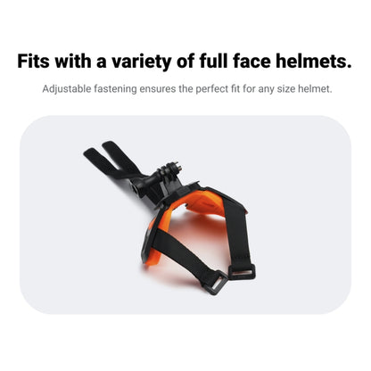 Insta360 Motorcycle Full Face Helmet Chin Mount for Action Camera First Person POV Vlogging CINCHUX/B