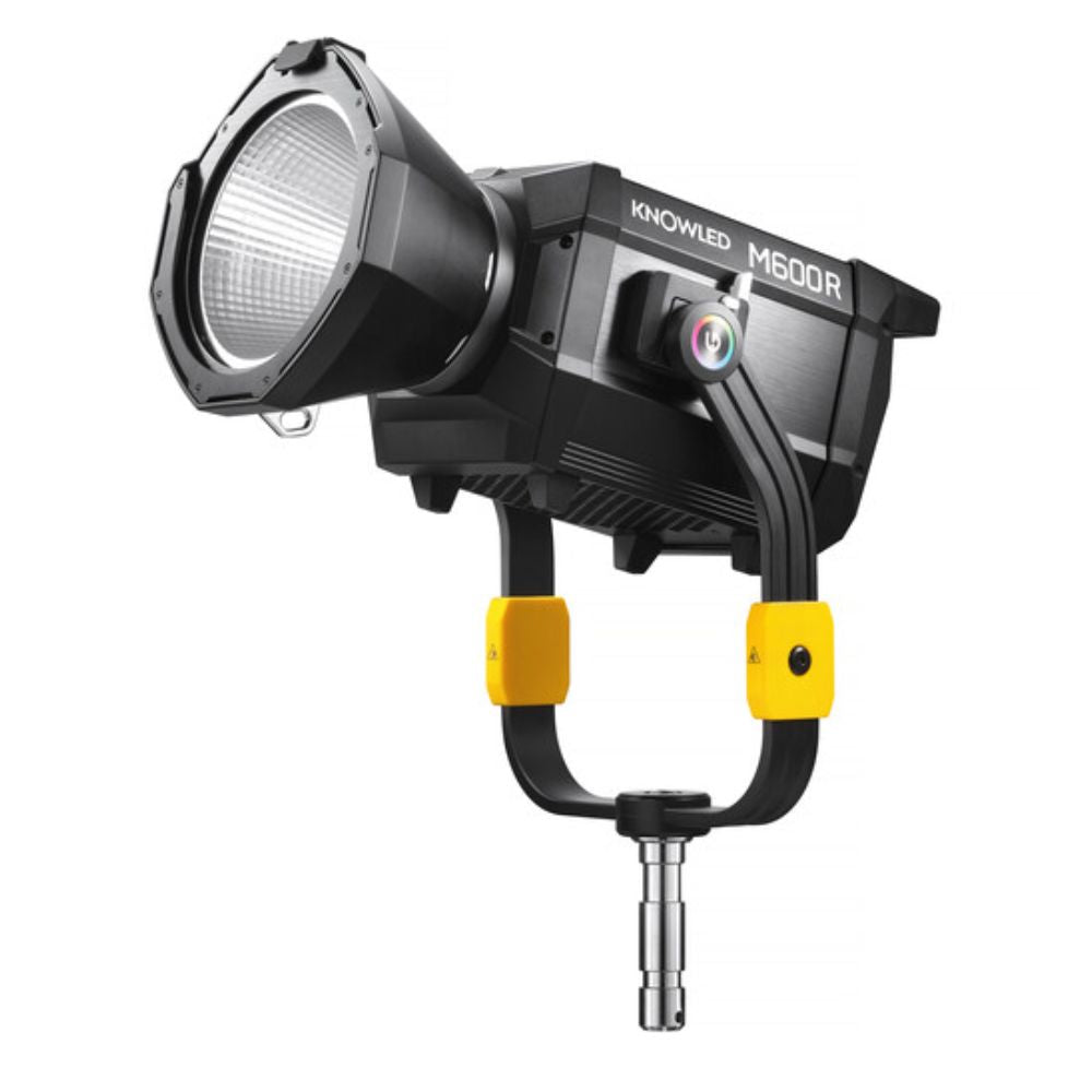 Godox M600R KNOWLED RGB LED COB Light 720W 1800K-10000K CCT CRI 96 / TLCI 96 with Bowens Mount Reflector and DMX, LumenRadio CRMX, Art-Net & sACN Ethernet, Bluetooth APP Wireless and Onboard Controls for Film Production and Studio Lighting