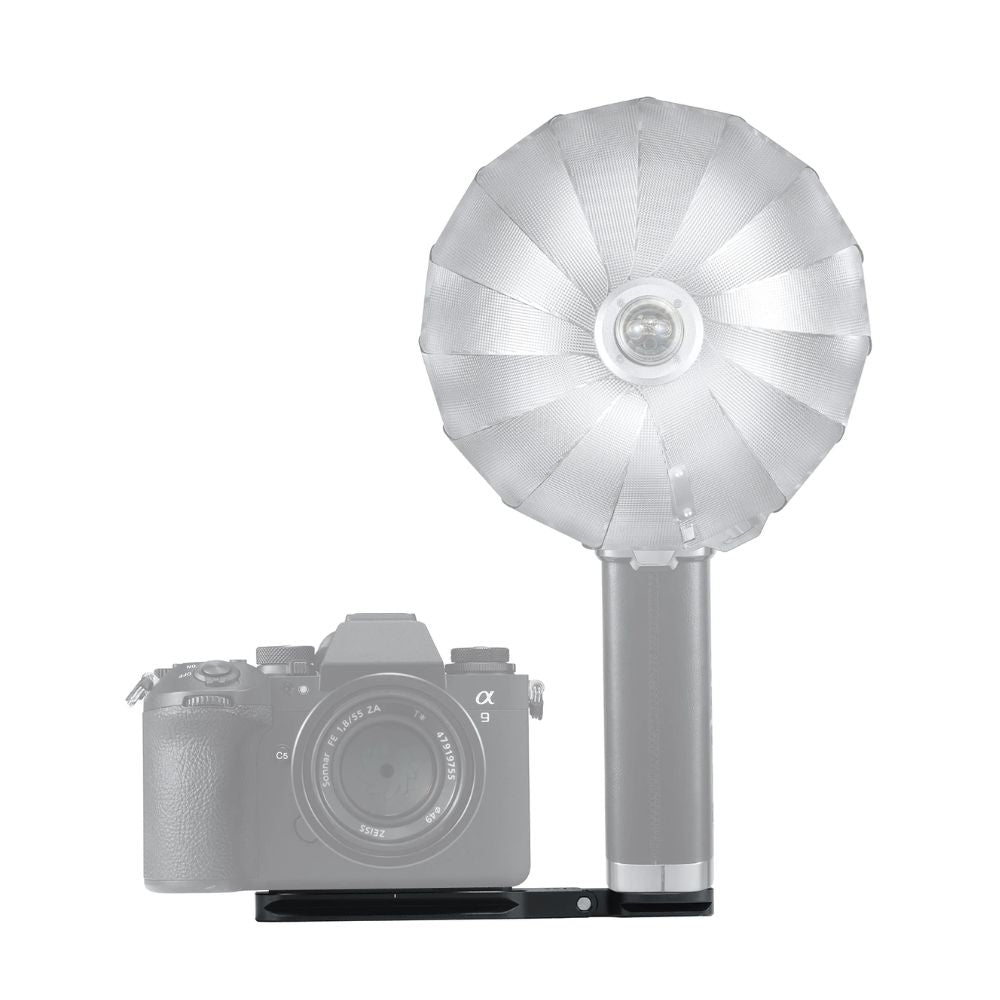 Godox FB01 Aluminum Flash Bracket for Lux Master Flash to Camera Mount with Arca-Type Quick Release Baseplate