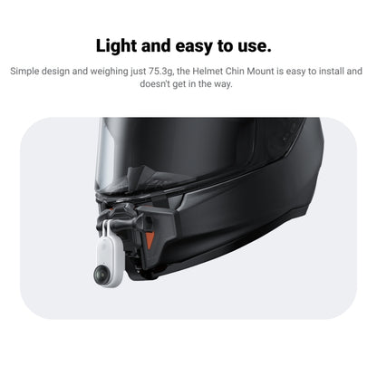 Insta360 Motorcycle Full Face Helmet Chin Mount for Action Camera First Person POV Vlogging CINCHUX/B