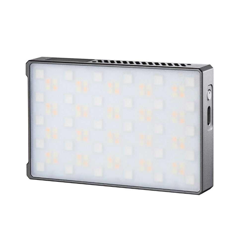 Godox C5R KNOWLED 8-Light RGBWW LED Magnetic Creative Panel Light and Charging Case 2500K-8500K CRI 96 / TLCI 97 with Collapsible Diffusers, Bluetooth Control via Godox Light App, and Built-In 3000mAh Battery for Studio Lighting