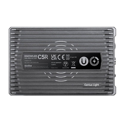 Godox C5R KNOWLED 8-Light RGBWW LED Magnetic Creative Panel Light and Charging Case 2500K-8500K CRI 96 / TLCI 97 with Collapsible Diffusers, Bluetooth Control via Godox Light App, and Built-In 3000mAh Battery for Studio Lighting