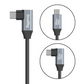 SmallRig 0.35m USB Type-C 3.2 Gen 2x2 Straight / Angled Male to Male Coiled Data Cable with 100W Fast Charging, 20GB/s Transfer Rate for Laptop, Smartphone, Cameras and Other Devices