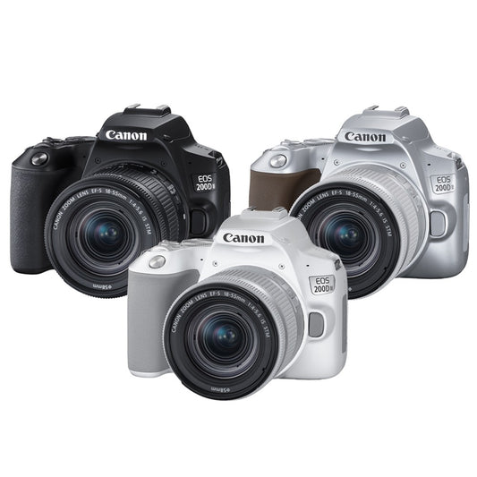 Canon EOS 200D II DSLR  Camera with EF-S 18-55mm f/4-5.6 IS STM Lens Kit, 24.1MP APS-C CMOS Sensor DIGIC 8 Processor, 4K UHD Video, Wi-Fi & Bluetooth, Touch Screen LCD Display, Image Stabilizer, Creative Assist & Filters