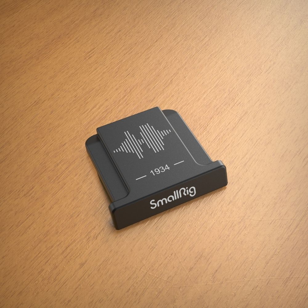 SmallRig Hot Shoe Cover for Fujifilm Cameras with Soft Silicone Pad and Aluminum Alloy Build for a Flattering Visual Finish (Silver, Black) | 4697B 4698B