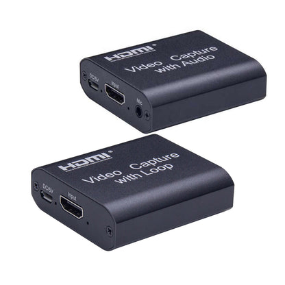 ArgoX HDMI to USB 2.0 Video Capture with Loop + Audio, 4K in 1080p out, USB-A to Micro USB Cable, HDMI Loop Out, Support AWG26 HDMI, VLC/OBS/Amcap for Computer, Live Streaming, Windows, Android, macOS | HDVC4