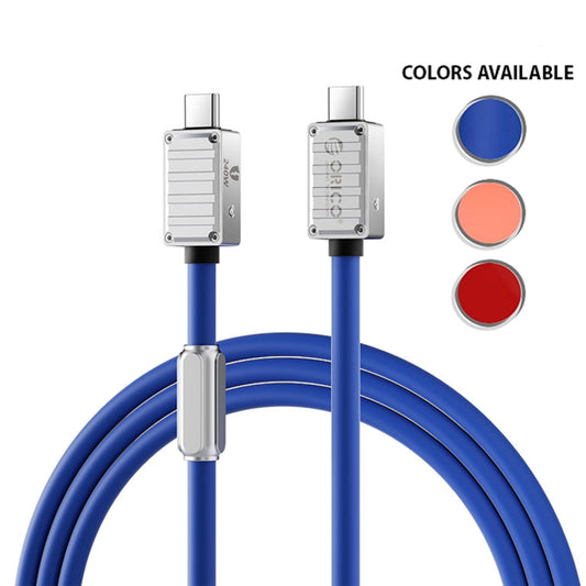 ORICO 1M 1.5M 2M 3M 240B1 Series USB 2.0 Type-C Male to Male PD 240W 480Mbps Fast Charging Data Cable with Intelligent E-Marker Chip for Smartphone Desktop PC Laptop | Blue, Orange, Red