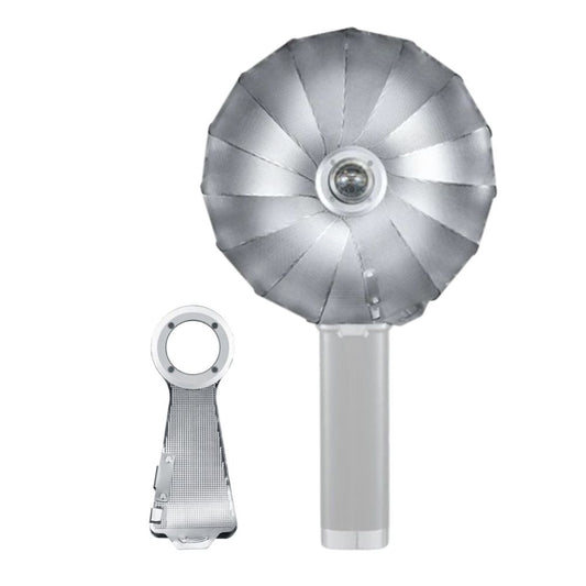 Godox Retro Vintage-Style Reflector for Lux Master Camera Flash with Adjustable Fan-Style Blades and Silver Interior - Photography Lighting | LM-R27