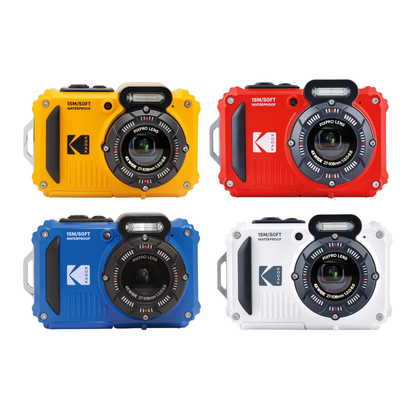 KODAK PIXPRO WPZ2 16.35MP Megapixel 4x Optical Zoom IP6X Waterproof Max 49ft Depth Compact Digital Sports Camera with WIF
