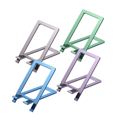 [CLEARANCE] Vention Foldable Aluminum Alloy Desktop Stand Holder with Compact Portable Design for 4.7 to 12.9" Mobile Phones and Tablets (Grey, Green, Blue, Purple) | KCYG0 KCYH0 KCYL0 KCYV0
