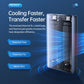 [CLEARANCE] ORICO AM2C3-2N NVMe to USB 3.2 Gen2 Type C Dual Bay M.2 NVMe + NVMe SSD Enclosure Tool-Free with 10Gbps Fast Data Transfer Rate, 2-in-1 USB-C to C/A Cable PD 60W, 4TB Max. Disk Capacity for Windows, macOS, Linux, Android