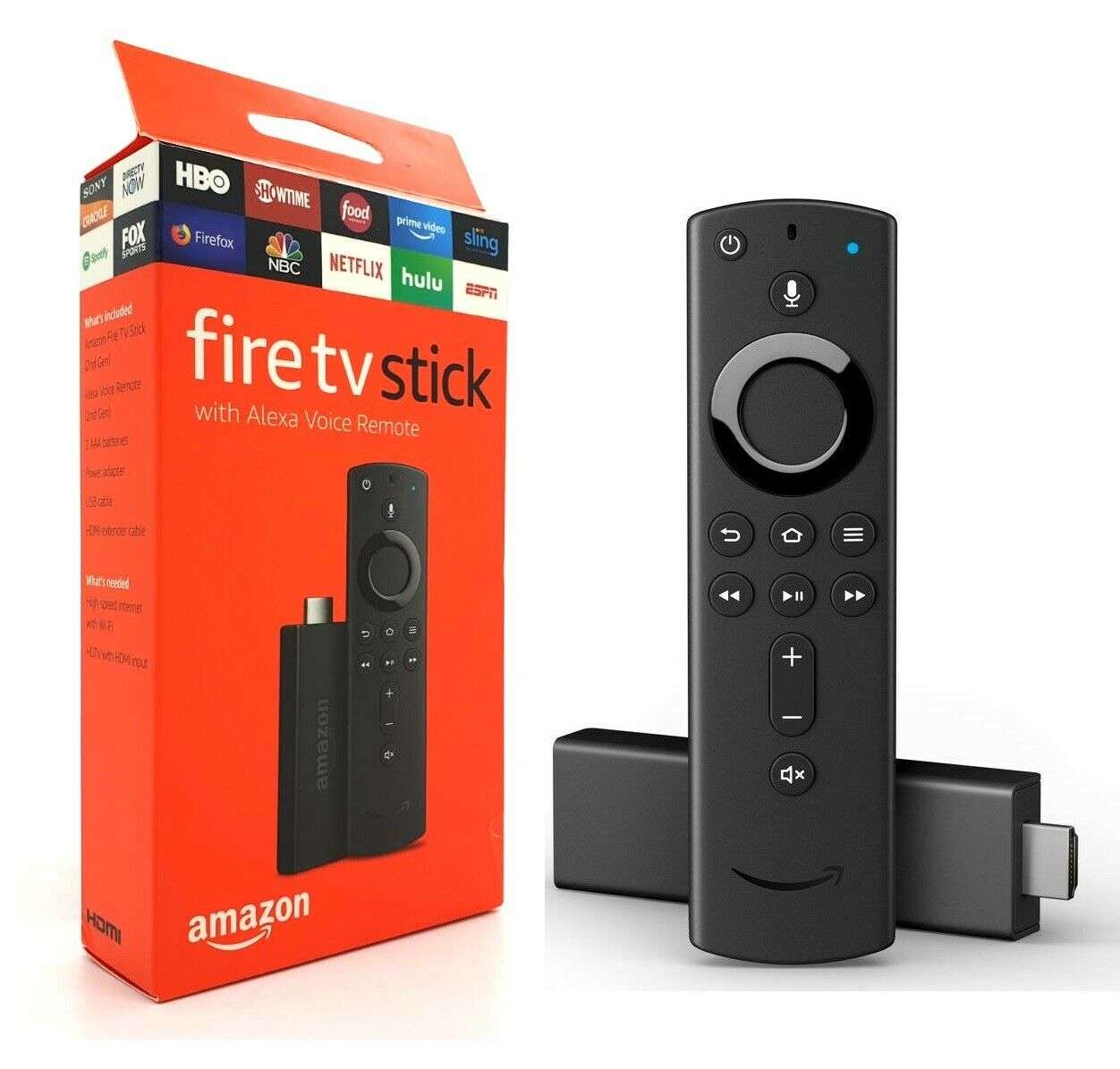 Fire TV Stick 4K with all-new Alexa Voice Remote (includes TV and app  controls), Dolby Vision