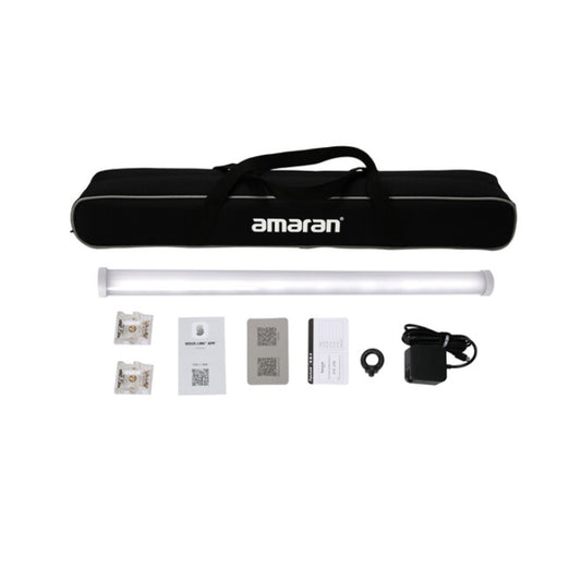 Aputure Amaran PT2c (2-Pack) 60cm RGB Handheld LED Pixel Tube Light Wand with Built-in Rechargeable Battery, Tripod Stands, DMX & Bluetooth Controls for Photography Video Vlogging Live Streaming Film Production Studio Lighting Equipment