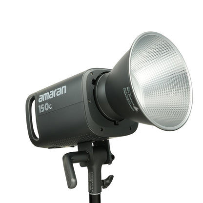 Aputure Amaran 300c / 150c RGB LED Monolight with Fully Tunable CCT 2500-7500K, 9 Preset Special Effects, Bowens S Mount Hyper Reflector Accessory and Bluetooth Wireless Control for Photography and Live Streaming - Gray | Deep Gray | White