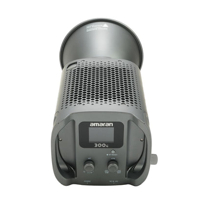 Aputure Amaran 300c / 150c RGB LED Monolight with Fully Tunable CCT 2500-7500K, 9 Preset Special Effects, Bowens S Mount Hyper Reflector Accessory and Bluetooth Wireless Control for Photography and Live Streaming - Gray | Deep Gray | White