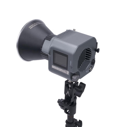 Aputure Amaran COB 60x S Bi-Color / 60d S Daylight 65W Compact LED Monolight with Bowens S Mount Hyper Reflector, Dual NP-F Battery Plates & Bluetooth for Photography Video Vlogging Live Streaming Film Production Studio Lighting Equipment