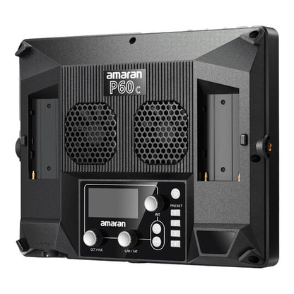 Aputure Amaran P60x 3-Pack Bi-Color Lensed LED Light Panel with Rectangular Softbox and Grid for Photography Video Vlogging Live Streaming Broadcast and Film Production Studio Lighting Equipment | APA0138A11