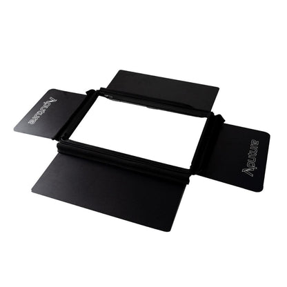 Aputure 4 Leaf Barndoors Accessory for Nova P300c LED Light Panel for Photography Video Vlogging Live Streaming Broadcast and Film Production Studio Lighting Equipment