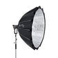 Aputure Light Dome 150cm Bowens S Mount Quick Set-Up Hexadecagon Softbox with 32-Sided Design for Circular Reflections, 2 Front Diffuser 1.5 and 2.5 Stops for Photography and Film Production Studio Lighting Equipment | APA0227A30