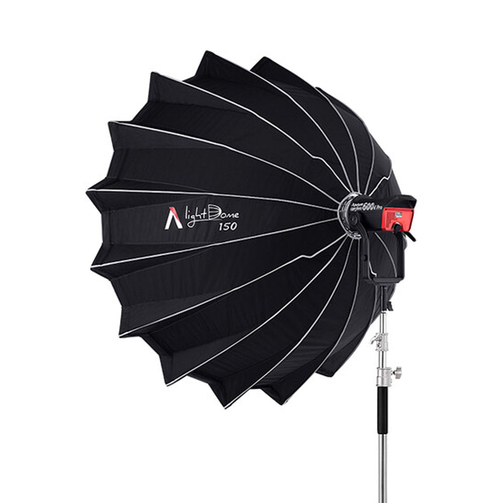 Aputure Light Dome 150cm Bowens S Mount Quick Set-Up Hexadecagon Softbox with 32-Sided Design for Circular Reflections, 2 Front Diffuser 1.5 and 2.5 Stops for Photography and Film Production Studio Lighting Equipment | APA0227A30