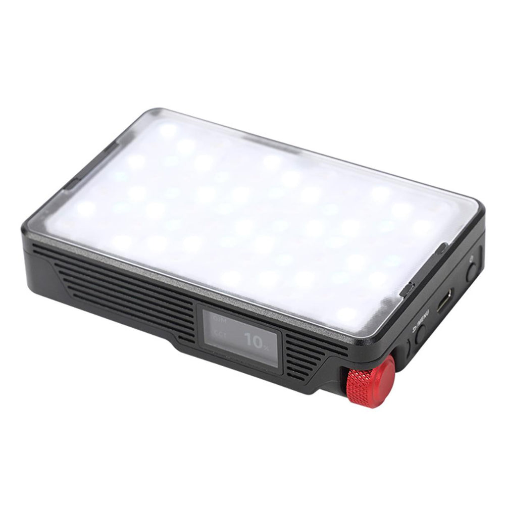 Aputure MC Pro RGB Professional Mini LED Panel Light with Built-in Rechargeable Battery, Diffusers and Cold Shoe Mount Ball Head for Photography Video Vlogging Live Streaming Broadcast and Film Production Studio Lighting Equipment