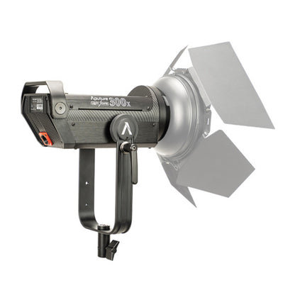 Aputure LS 300x Bi-Color LED Monolight with Bowens S Mount Hyper Reflector and Control Box with Dual V-Mount Battery Plate for Photography Video Vlogging Live Streaming Broadcast and Film Production Studio Lighting Equipment