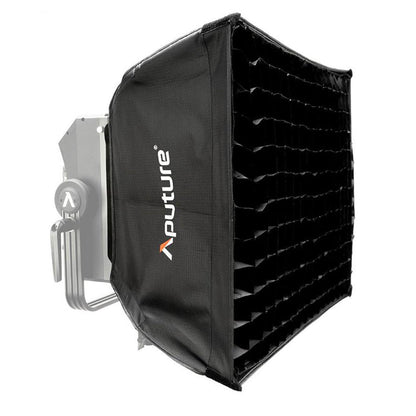 Aputure 30x38cm Rectangular Softbox for P300c LED Light Panel with Fabric Grid and Diffuser for Photography Video Vlogging Live Streaming Broadcast and Film Production Studio Lighting Equipment