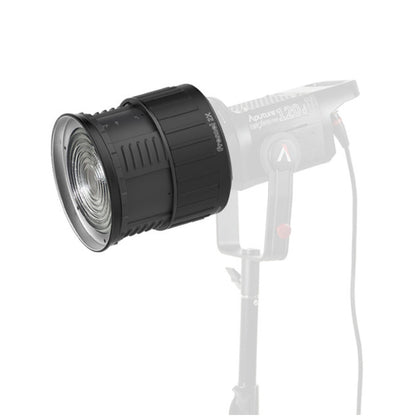 Aputure Fresnel 2X Attachment Accessory for LS C120d, LS C120dII and LS C300d LED Lights with Dual Optical Lens and Cooling Vents for Photography Video Vlogging Live Streaming Broadcast and Film Production Studio Lighting Equipment