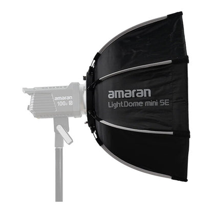Aputure Light Dome Mini SE 1.5-Stop 58cm Bowens Mount Quick Set-Up Octagol Softbox with Removable Inner Baffle, Silver Interior for Studio and Lightning Equipment | APL0010A30