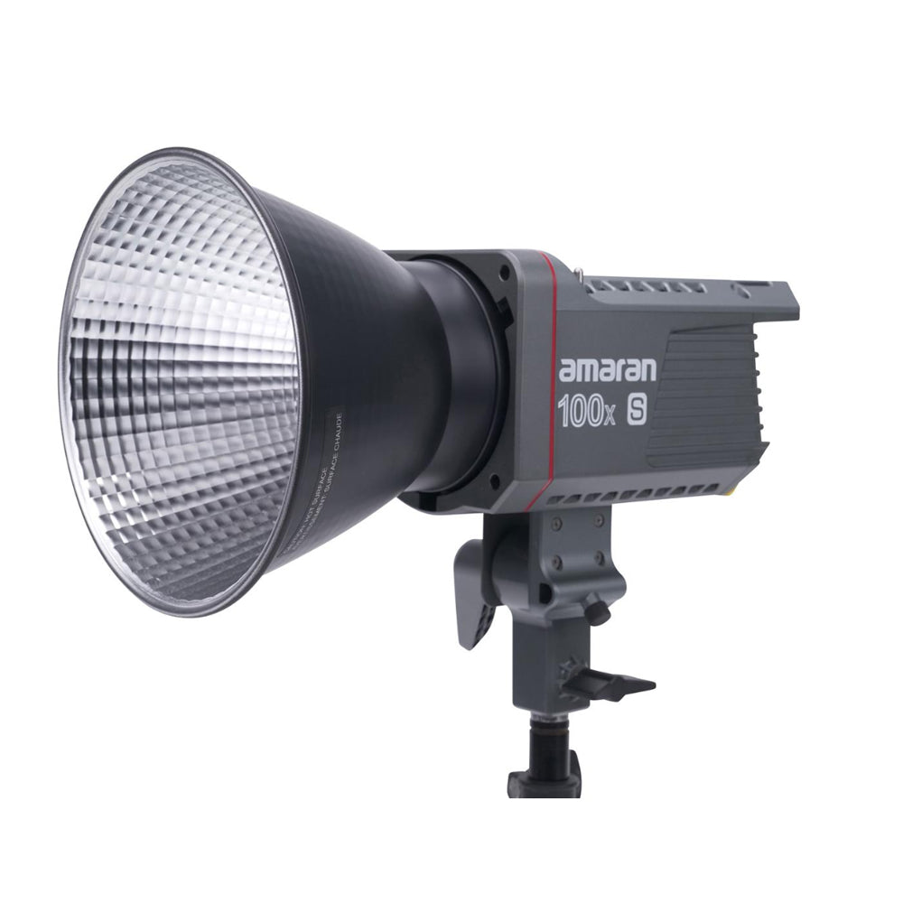Aputure Amaran COB 100x S Bi-Color / 100d S 100W Daylight Compact LED Monolight with Bowens S Mount Hyper Reflector and Bluetooth Wireless Control for Photography Video Vlogging Live Streaming and Film Production Studio Lighting Equipment