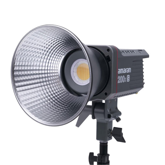 Aputure Amaran COB 200x S 200W Bi-Color LED Monolight with Bowens S Mount Hyper Reflector and Bluetooth Wireless Control for Photography Video Vlogging Live Streaming Broadcast and Film Production Studio Lighting Equipment