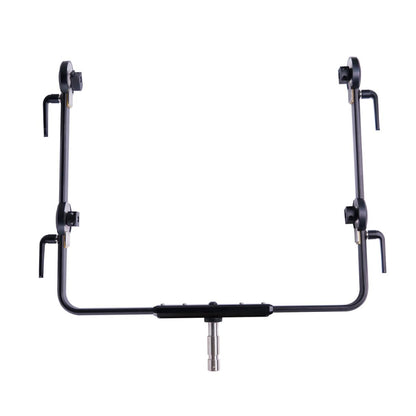 Aputure Aluminum Dual Head Yoke Accessory for Nova P600c LED Light Panel for Photography Video Vlogging Live Streaming Broadcast and Film Production Studio Lighting Equipment