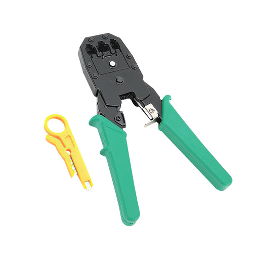 ArgoX Network Crimping Tool 4P+6P+8P with Wire Stripper for RJ45, RJ11, RJ12 Ethernet Networking Cables and Connectors