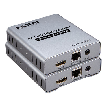 [CLEARANCE] ArgoX 4K HDMI Extender Cascade Connection Transmitter Receiver with 60m Range, 3Gbps Data Rate, Supports CAT5e/6, IR-TX, Ethernet LAN Network Card Cable | HDES60-V2.0