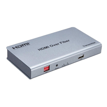 ArgoX HDES10 1080p Full HD HDMI Over Fiber Extender Transmitter Receiver with 20km KVM Video Converter, IR Remote Control, and Supports HDMI1.3/HDCP1.2