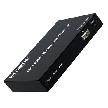 ArgoX 4K Ultra HD HDMI KVM IP Extender Video Transmitter Receiver with 150 Range, Cascade Connection, USB Mouse/Keyboard, CAT5e/6, Ethernet LAN Network Port, and Uni-directional IR Extension | HDES150-KVM