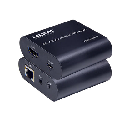 ArgoX 1080p/4K HDMI Extender Audio Transmitter Receiver with 60m / 120m Range, 4.5Gbps Data Rate, CAT5e/6 Ethernet Network Cable, EDID Switch, TX and RX Support 3.5mm Audio Output | HDES14 HDES15 HDES16 HDES17
