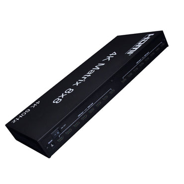 ArgoX 8x8 HDMI 2.0 Matrix Video Switch Splitter with 4K 60Hz, Support 3D, IR Remote Control and IR Receiver, RS232 Control, 18Gbps Data Rate for HDTV, STB, DVD, Projector | HDMX8x8-V2.0
