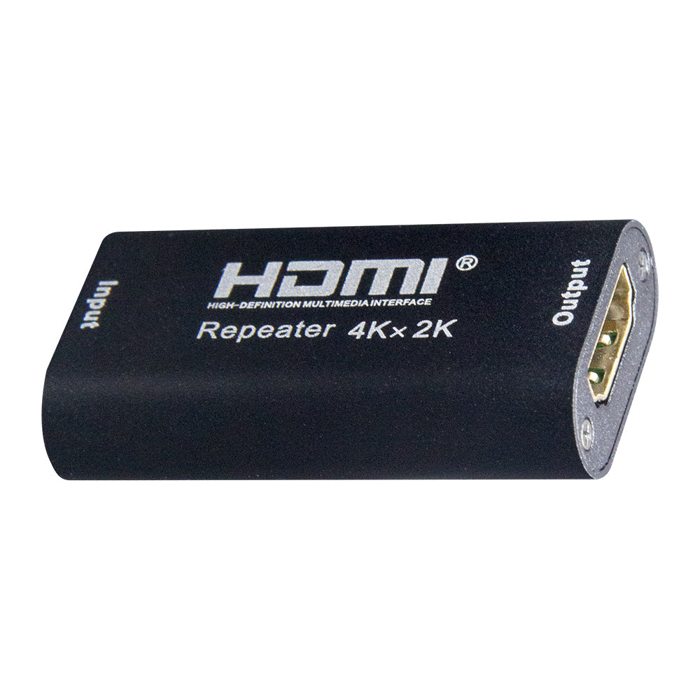 ArgoX 4K/8K 30Hz/60Hz HDMI 2.0 Female to Female Repeater with Built-in IR-RX Extension Function, Supports 3D, HDMI 2.0, 6Gbps Data Rate and TMDS Clock, AWG26 HDMI, and Up to 30m Transmission Distance | HDRE1-V1.4 HDRE2 HDRE3